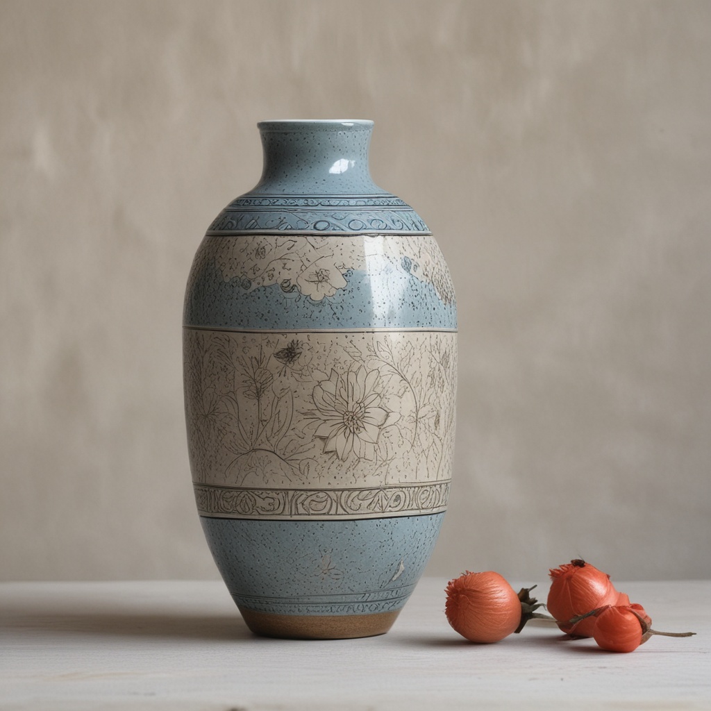 Handmade ceramic vase